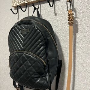 Aldo mini black essential classic vintage backpack